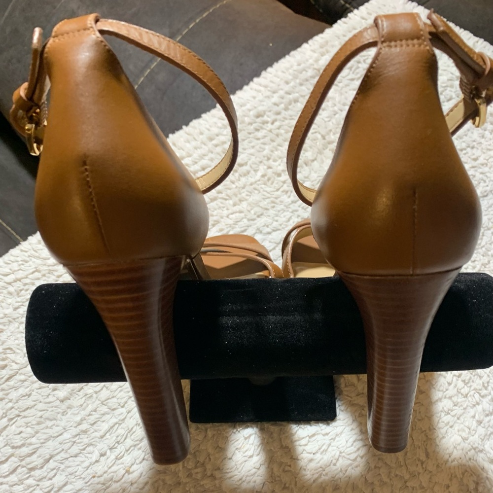 Michael Kors Tan High Heel Sandals - Picture 3 of 5